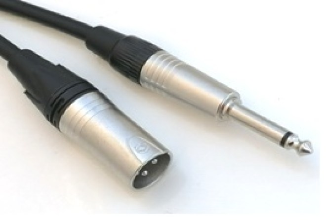 Cordon XLR Male/JACK Male 10M