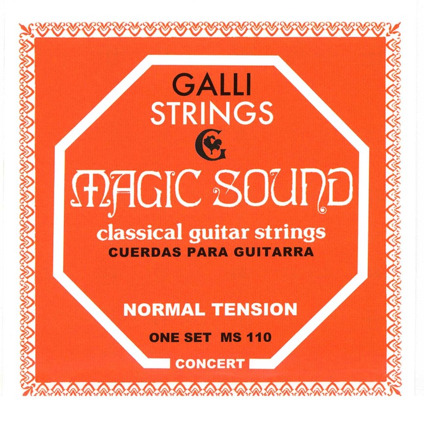 Jeu de cordes GALLI MS110 Magic Sound Normal Tension
