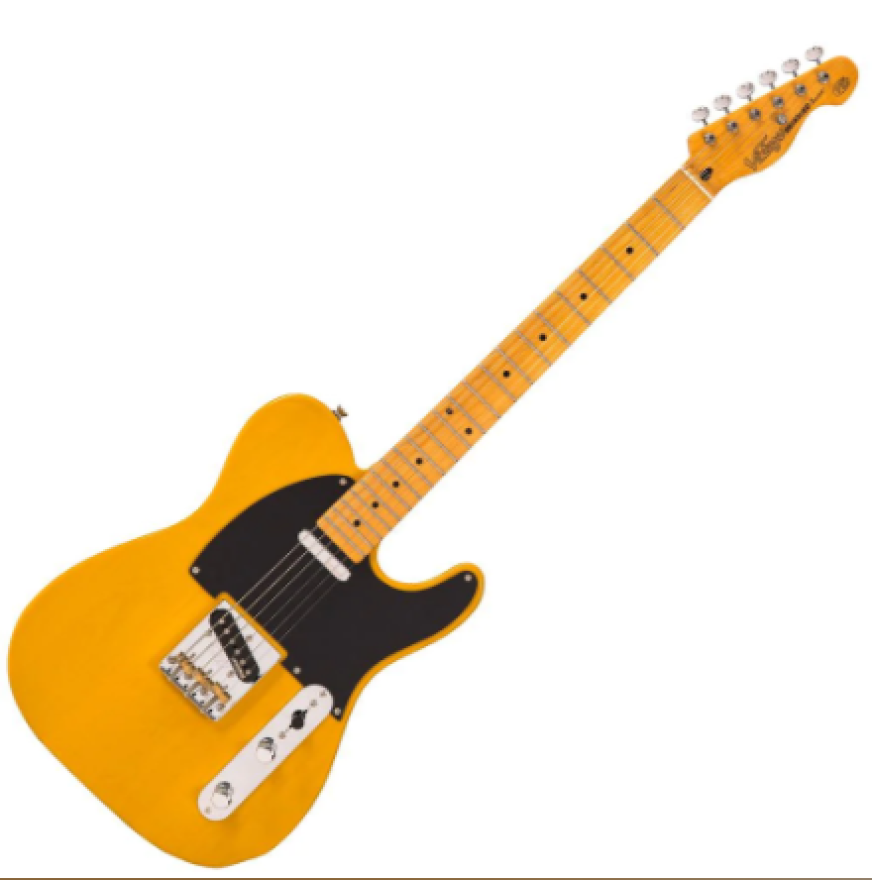 Guitare électrique Vintage V52 ReIssued ~ Butterscotch